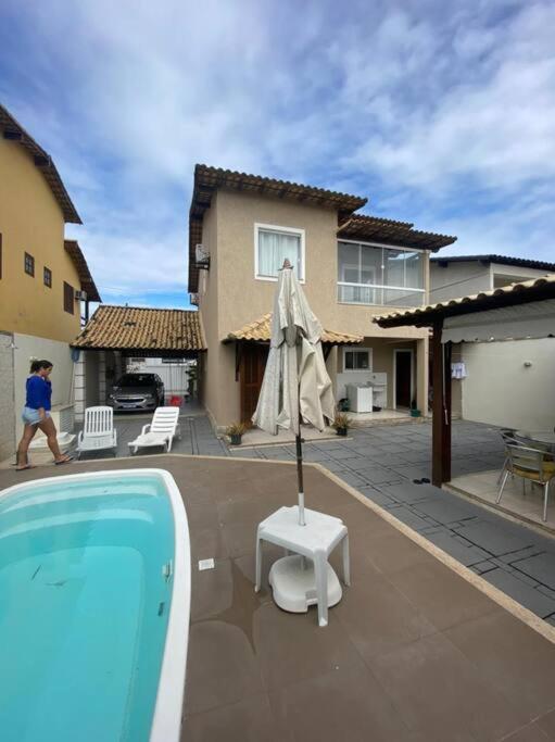 Casa Com Piscina, Churrasqueira E Ar Condicionado Em Condominio Cabo Frio Exteriér fotografie